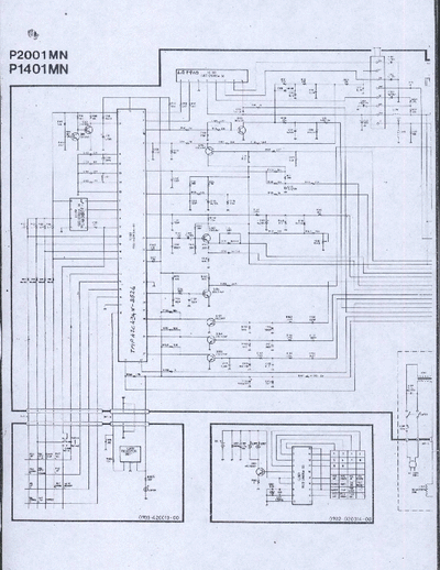 China_Taiwan Kotron P1401MN_P2001MN tv Kotron P1401MN_P2001MN schematic diagram:TA7698AP/TMP47C434AN-3526/TC89101P/LA7830/